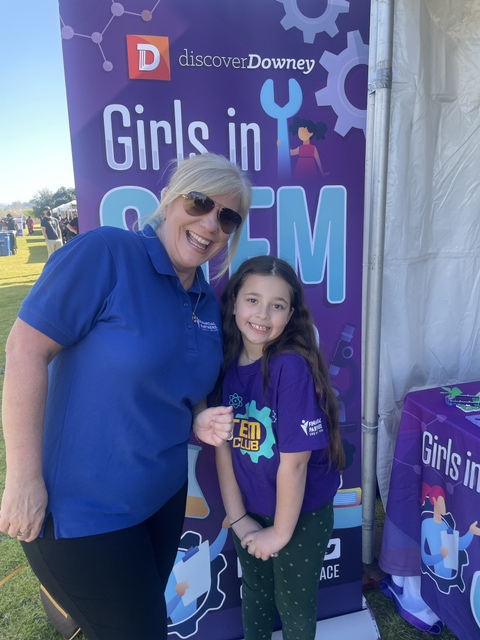 Gina Breaux, Financial Partners Credit Union Director of Business and SEG Development at Girls in STEM Booth